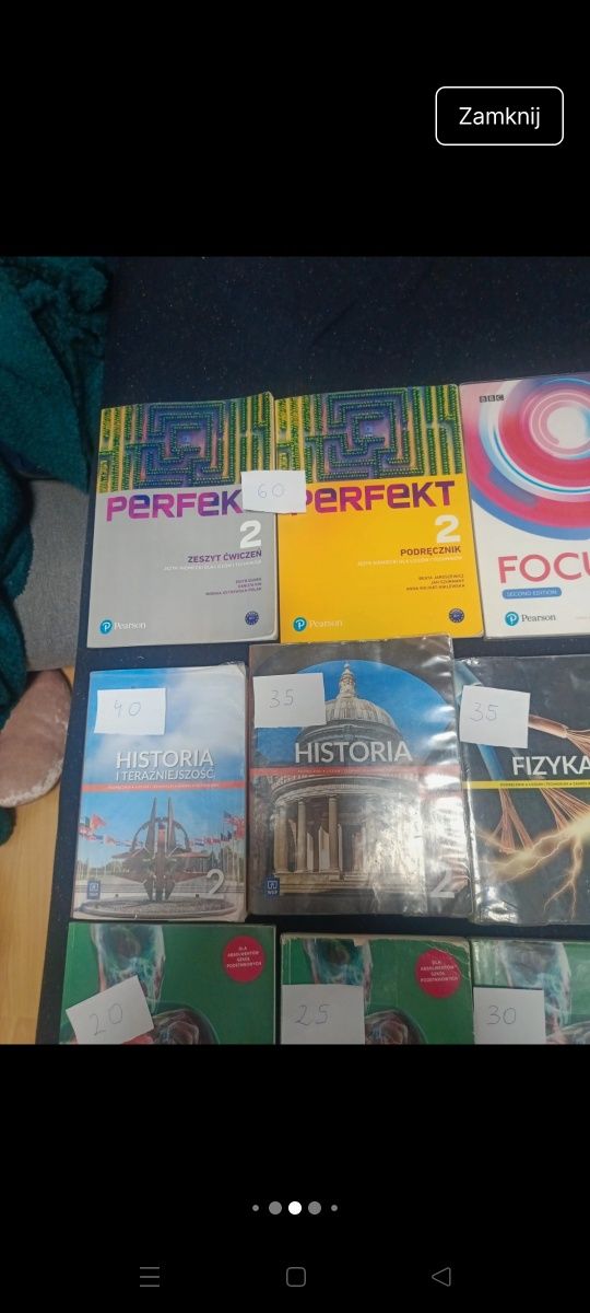 Książki 2 klasa liceum komplet zestaw