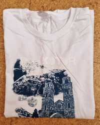 T-shirt branca e azul Kotor Montenegro - nova