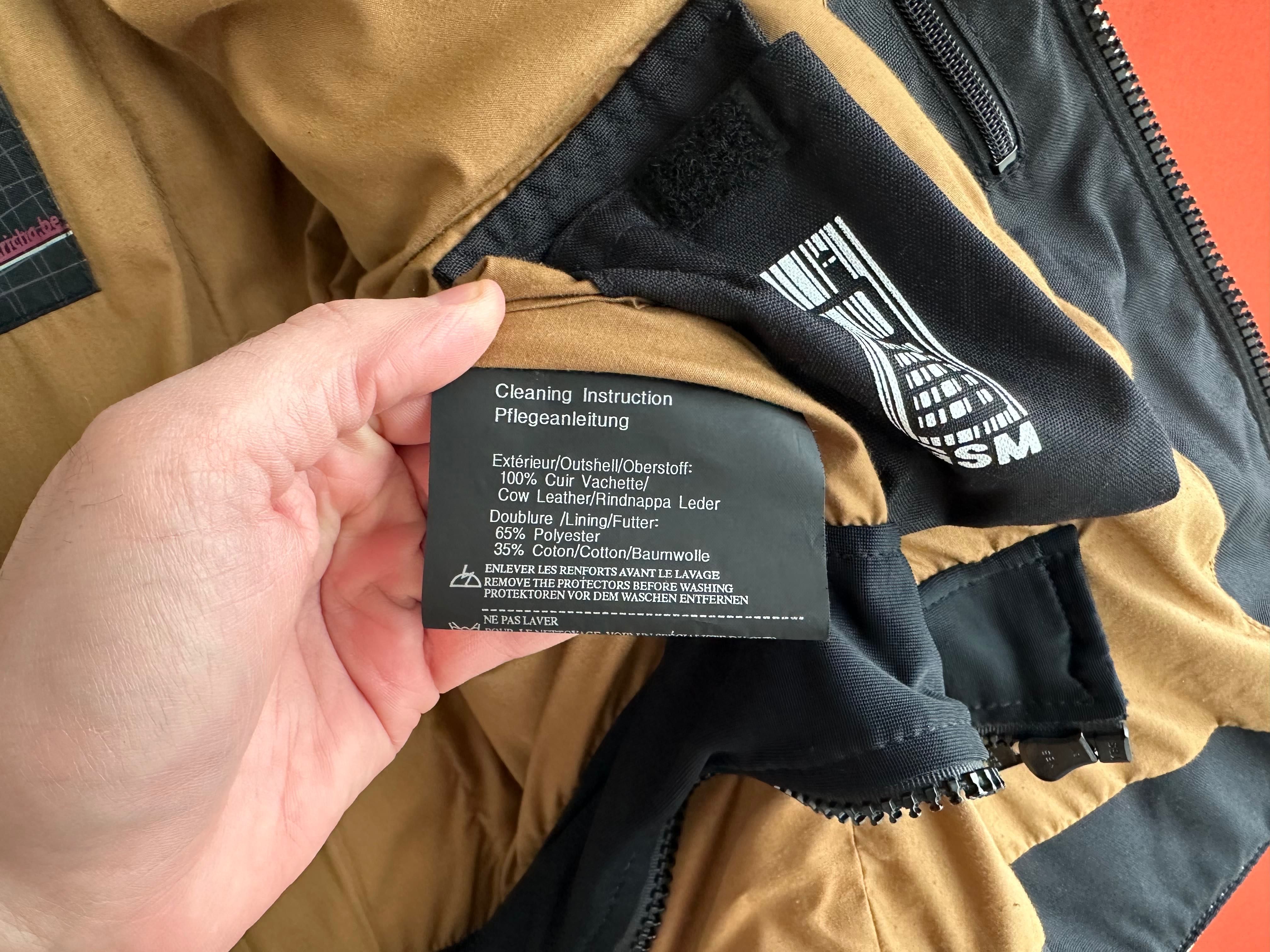 Richa Motorcycle чоловіча шкіряна байкерська Мото куртка розмір L XL