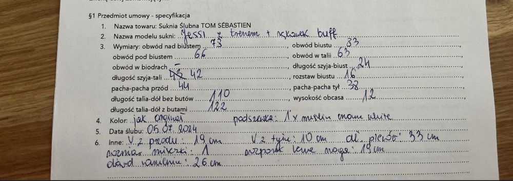 Suknia ślubna Tom Sebastien litera A