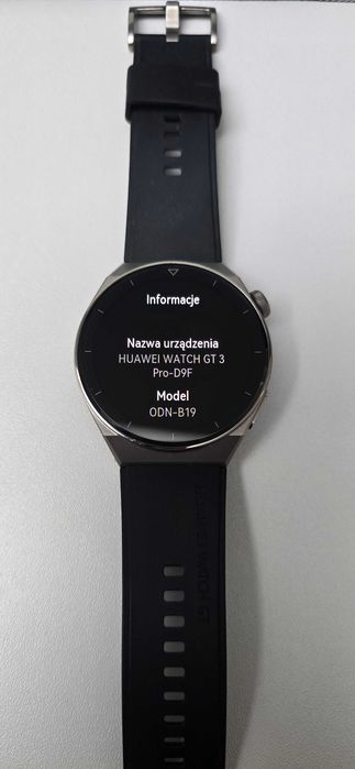 Smartwatch HUAWEI WATCH GT 3 Pro - idealny, jak nowy!