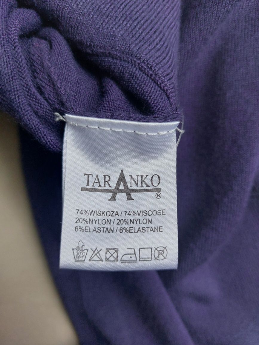 Nowy śliwkowy sweter/bolerko Taranko