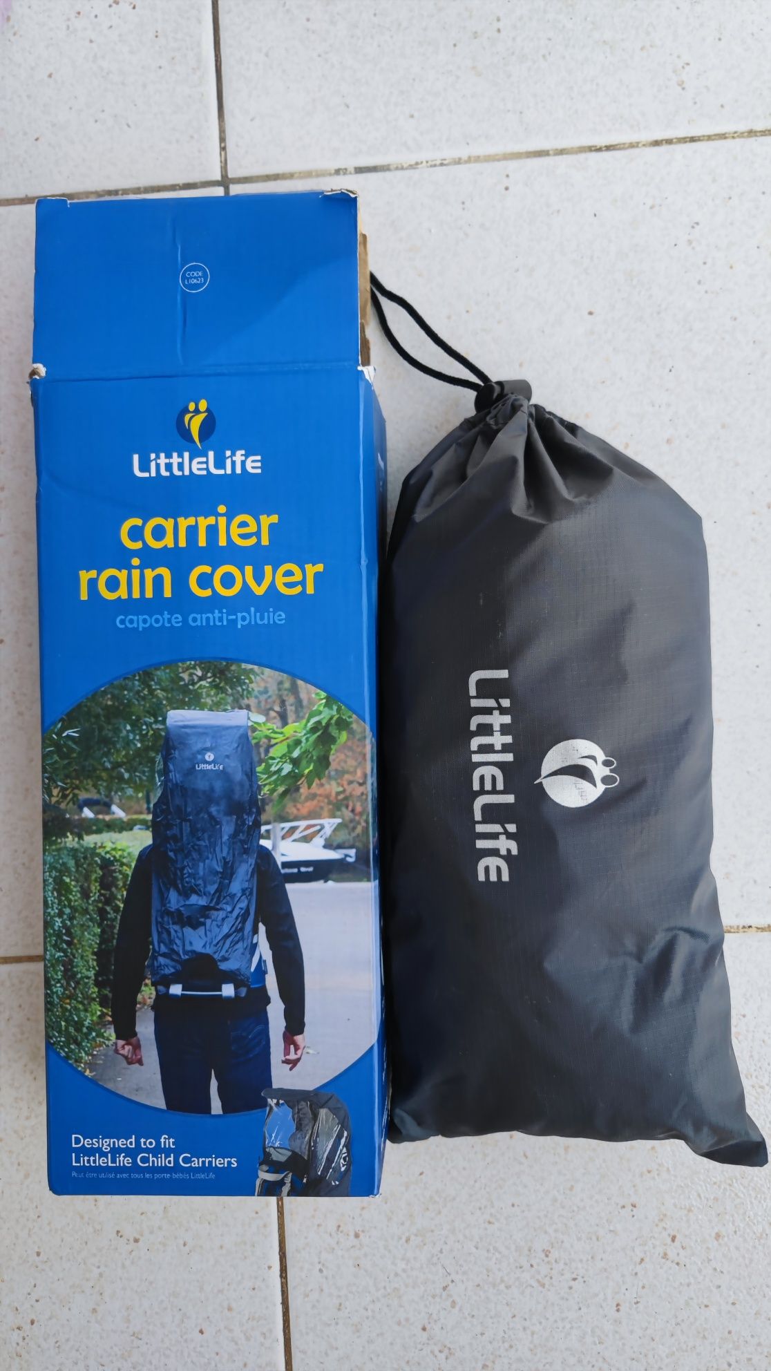 Porta bebé LittleLife Ranger S2 com capa de chuva e sol