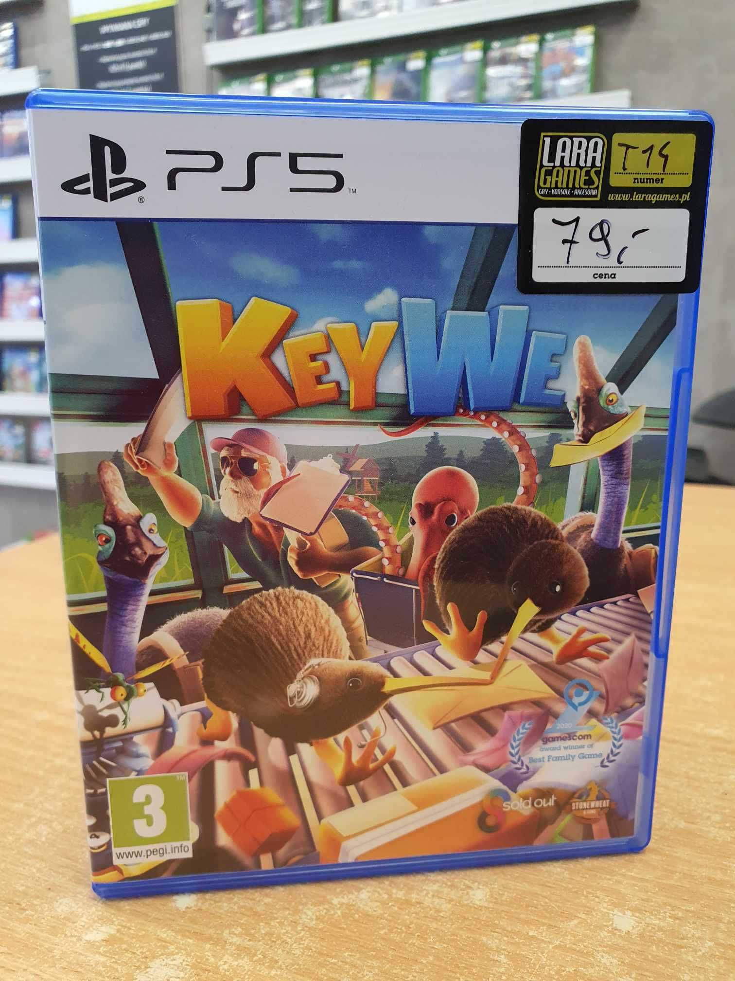 KeyWe PS5 zabawna kooperacja na dwóch Lara Games Bydgoszcz