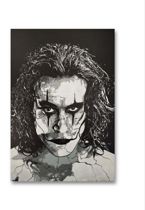 Brandon Lee pintura original em tela