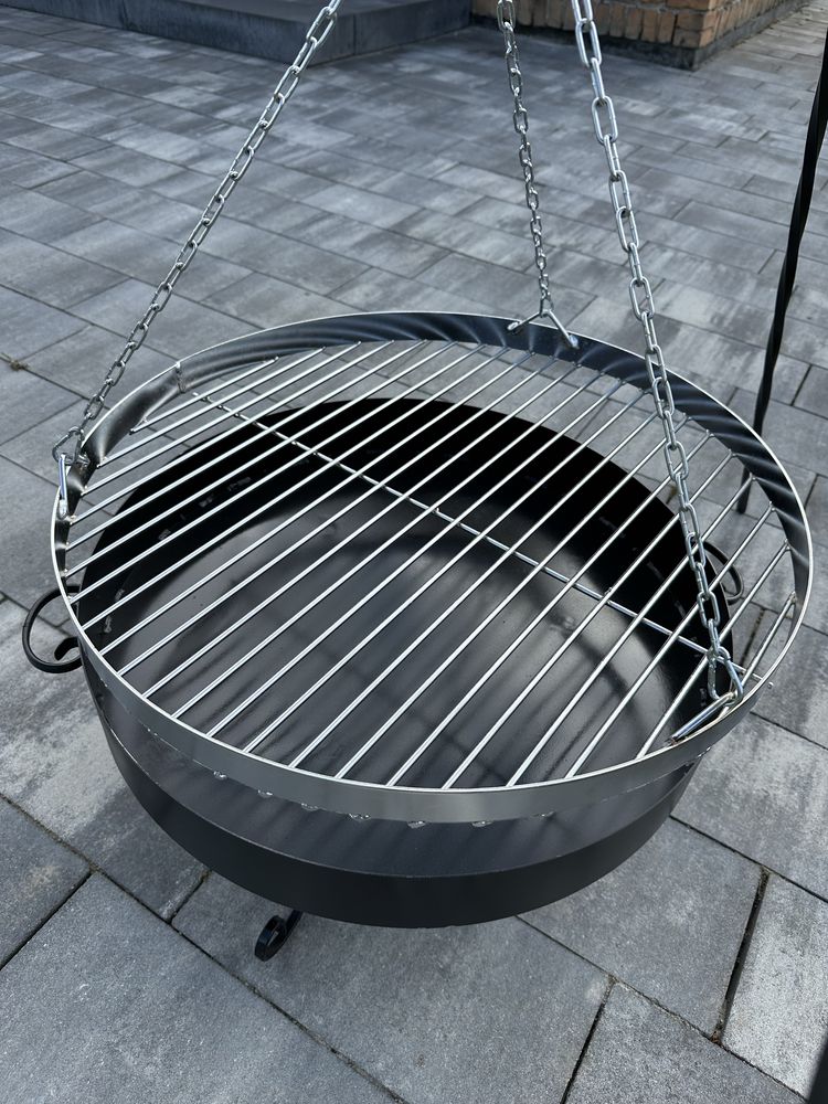 Grill trójnóg kuty 60 cm palenisko siatka producent