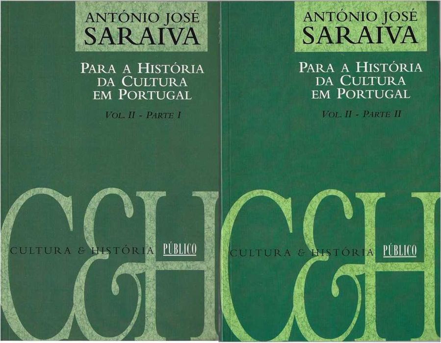 António José Saraiva - - - Cultura e História  - - - - - 9 X Livros