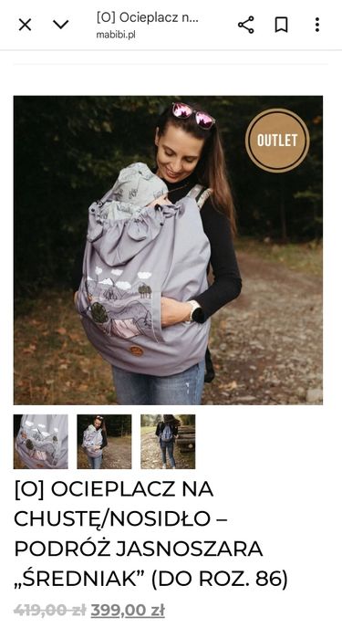 Ocieplacz na chustę/nosidło