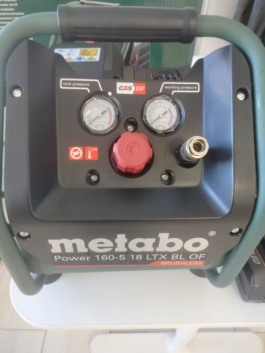 Kompresor, sprężarka Metabo 160-5 18 LTX + 2 aku. + 1 x ład. 3 lat gwa