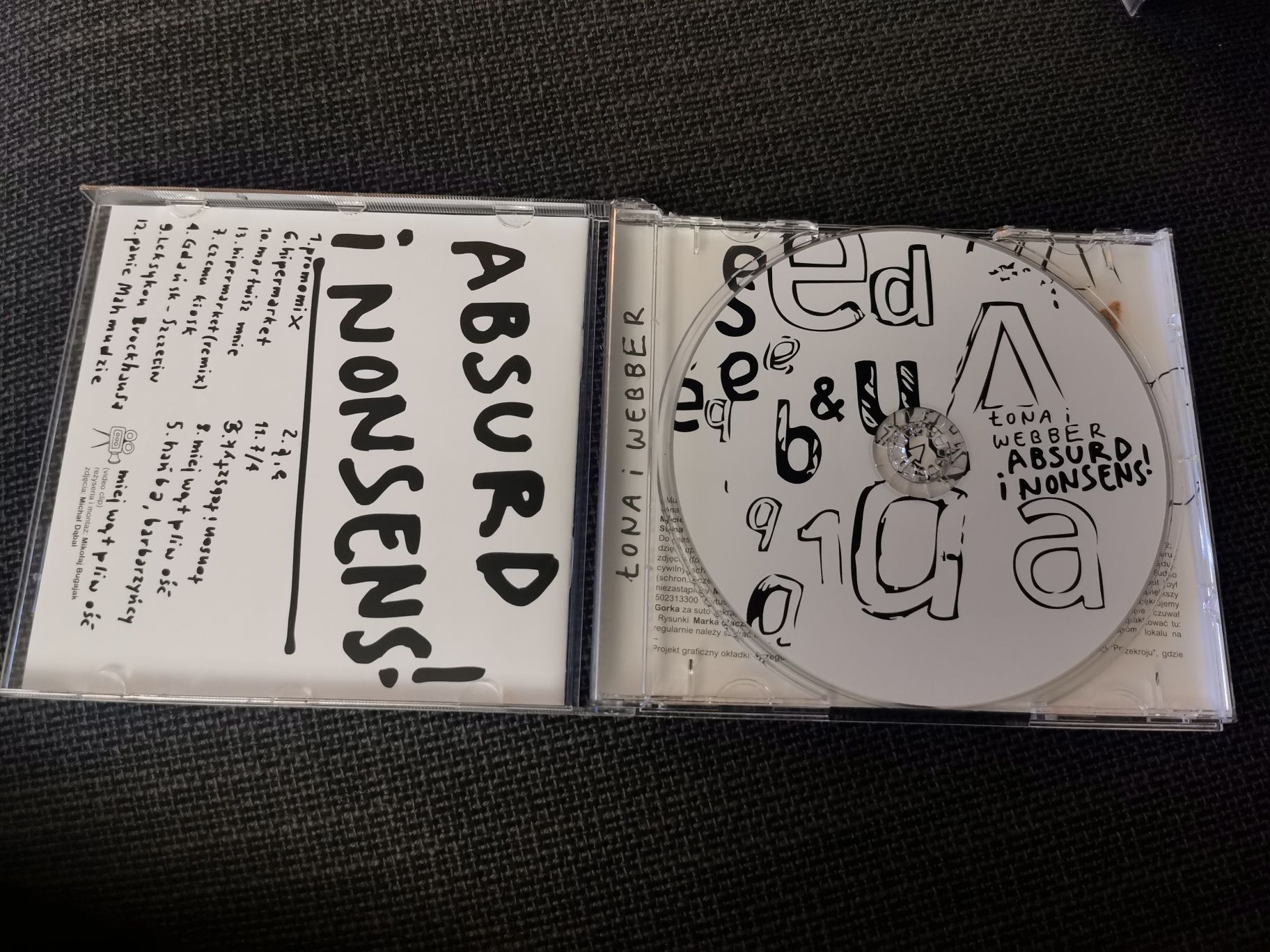 Łona Webber Absurd i nonsens płyta CD rap hip-hop WYPRZEDAŻ kolekcji