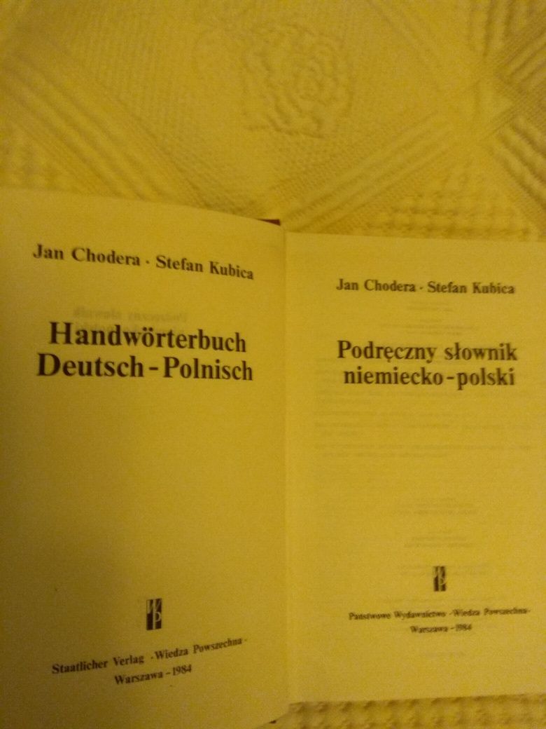Podręczny słownik niemiecki polski
