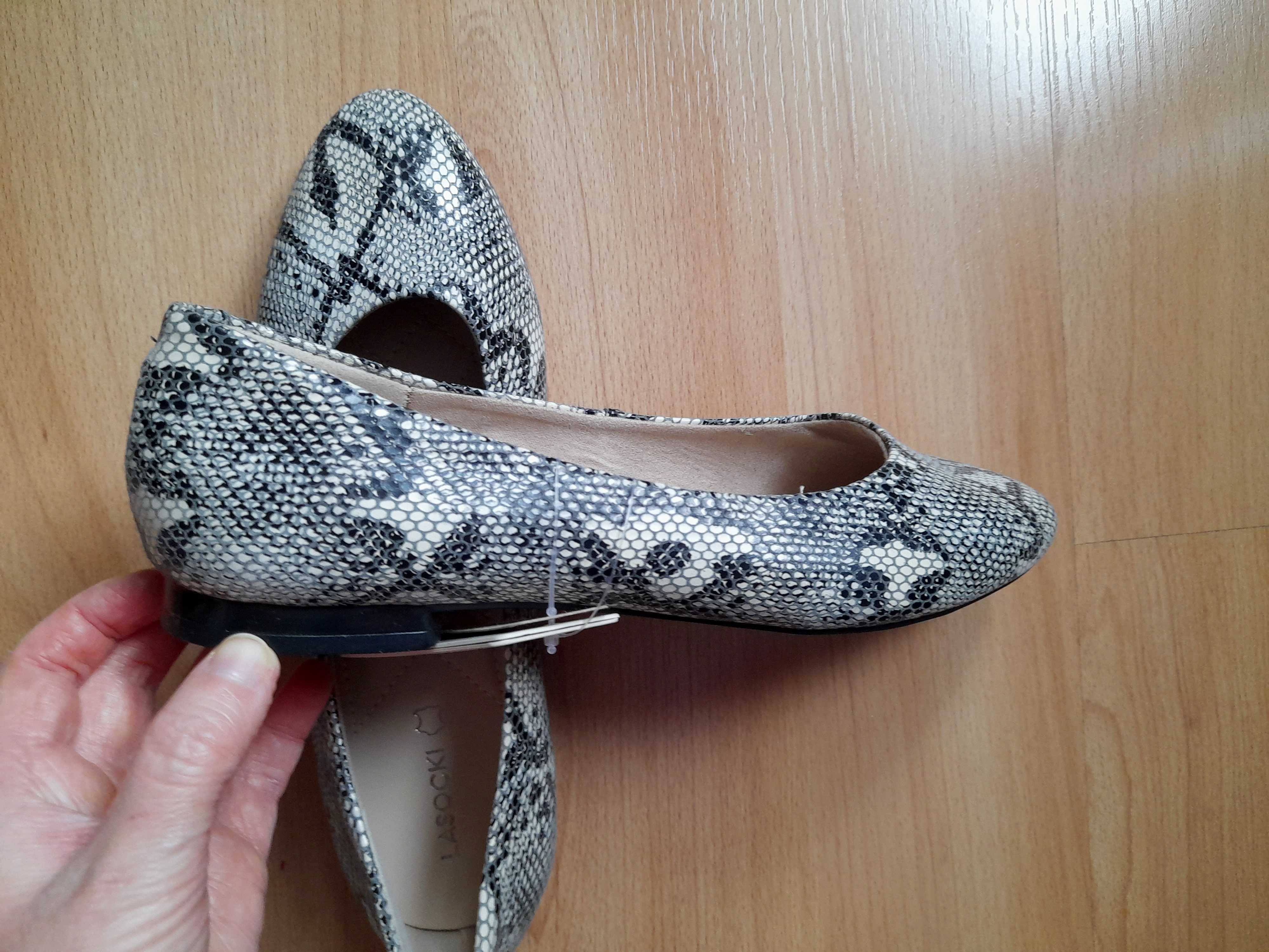 Baleriny roz. 37 Lasocki - nowe