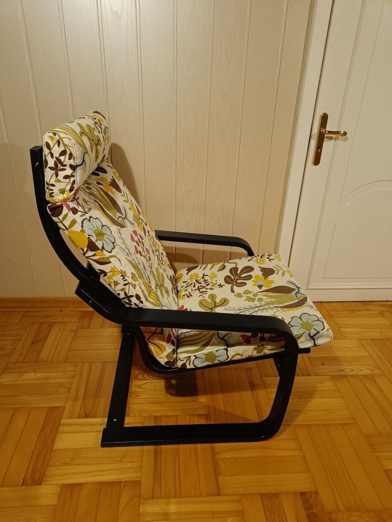 Ikea Poang fotel brązowy kolorowa tapicerka unikat dowóz