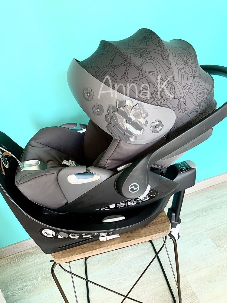 Fotelik Cybex Cloud Z i-size Simply Flowers + baza