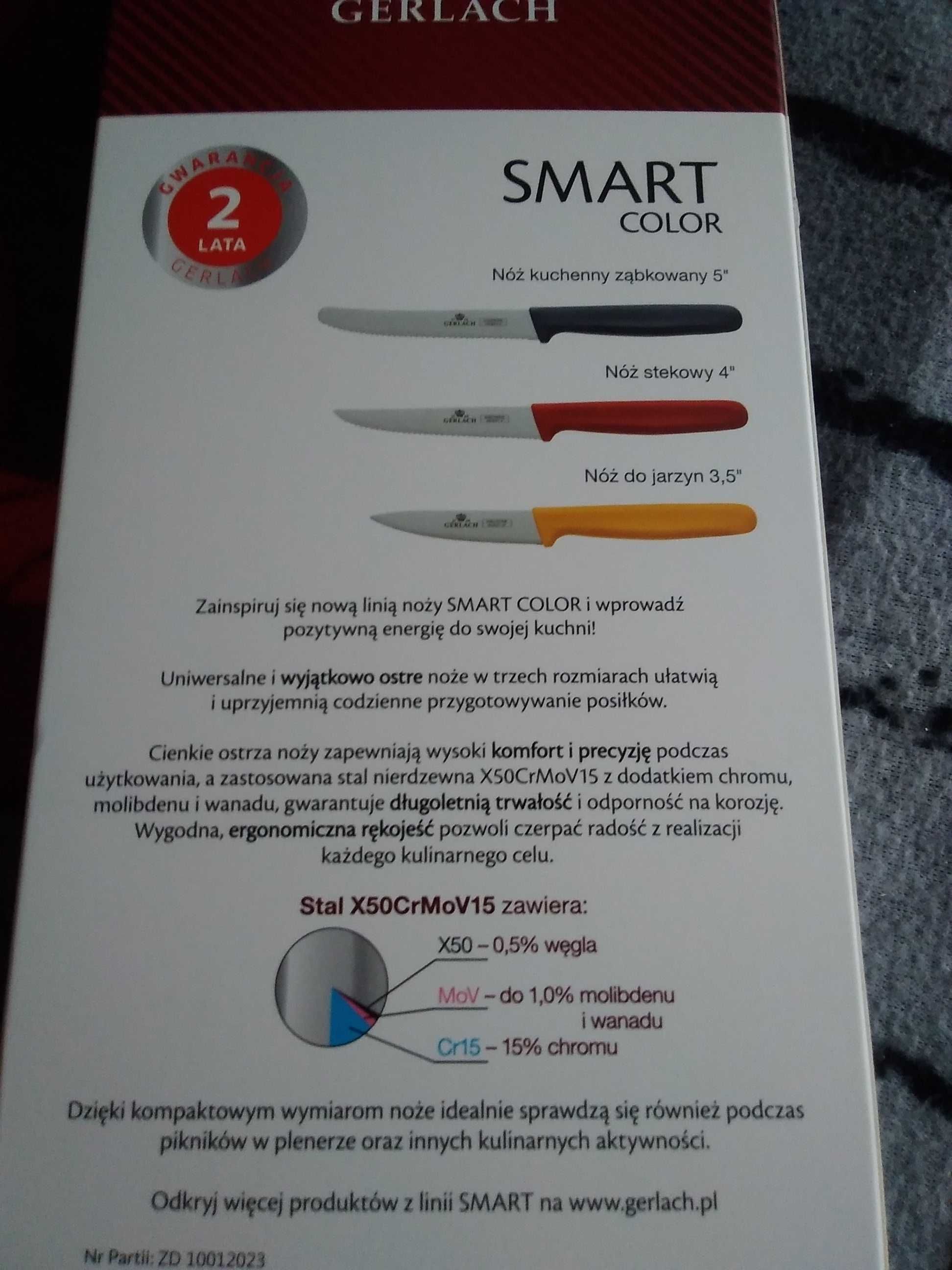 Gerlach noże Smart color