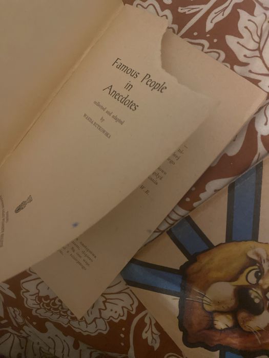 Do nauki angielskiego - dwie książeczki - famous people.. i The open..