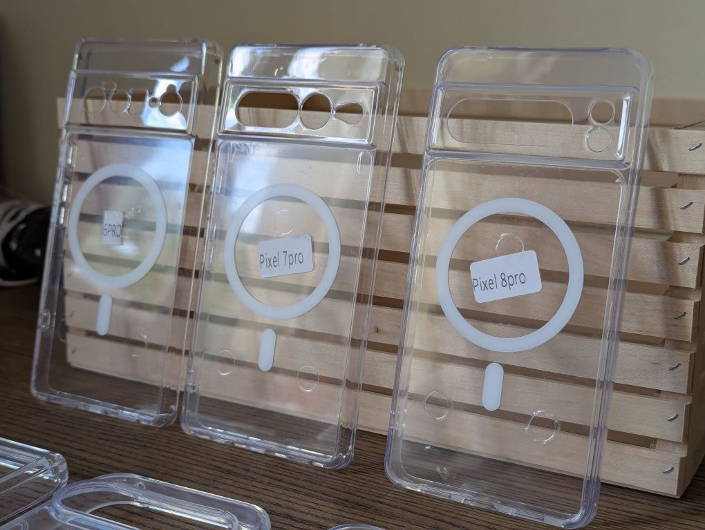 Чохол MagSafe в плівці для Google Pixel Прозорий Антижовтизна