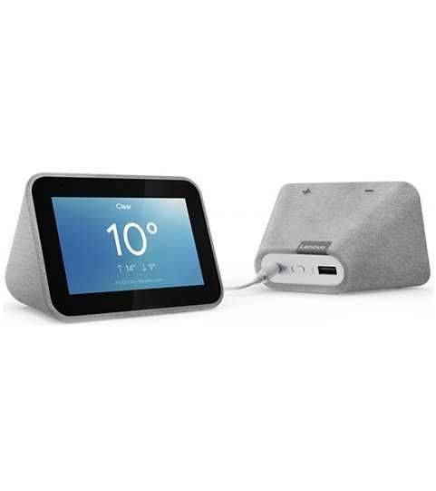 Lenovo Smart Clock 4'' com Google Assistant - Recondicionado