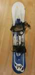Deska snowboardowa Crazy Creek z wiązaniami 138 cm