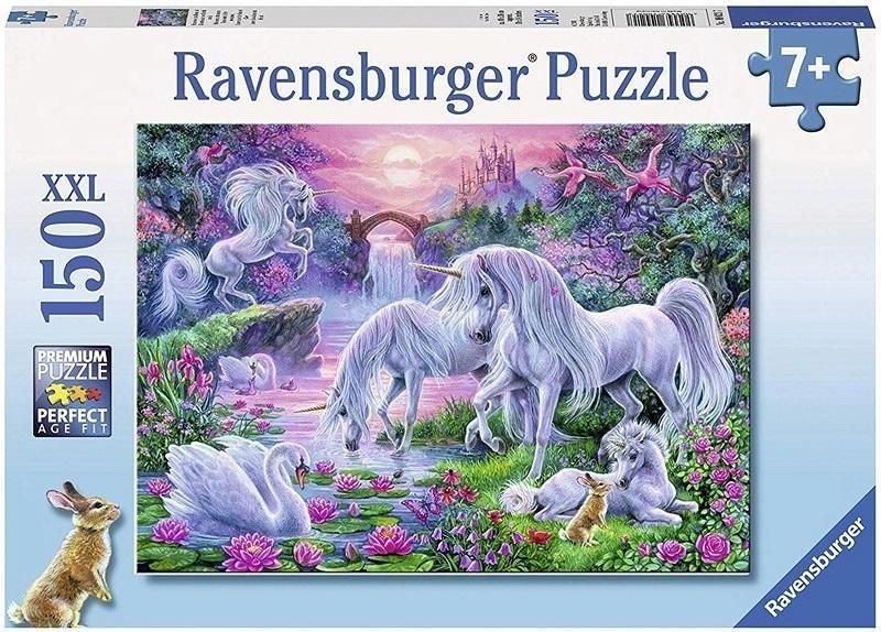 Puzzle 150 Jednorożec O Zachodzie Słońca