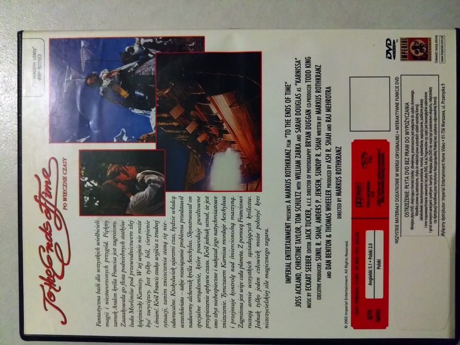 Po wieczne czasy. To the ends of time. Film DVD