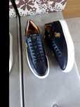 Męskie modne buty sneakersy SikSilk roz 45 adidasy czarne skórzane