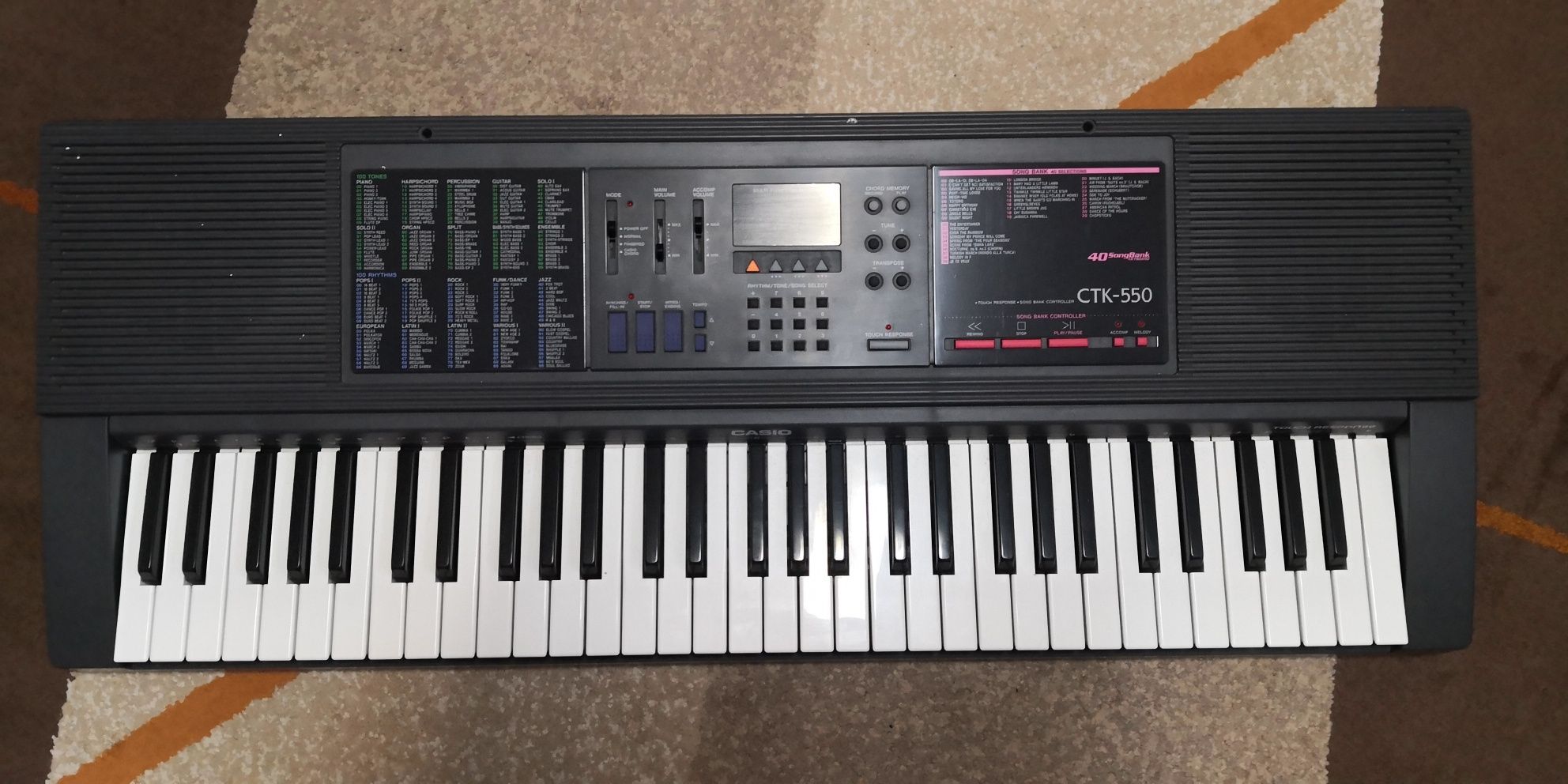 Órgão Casio ctk 550