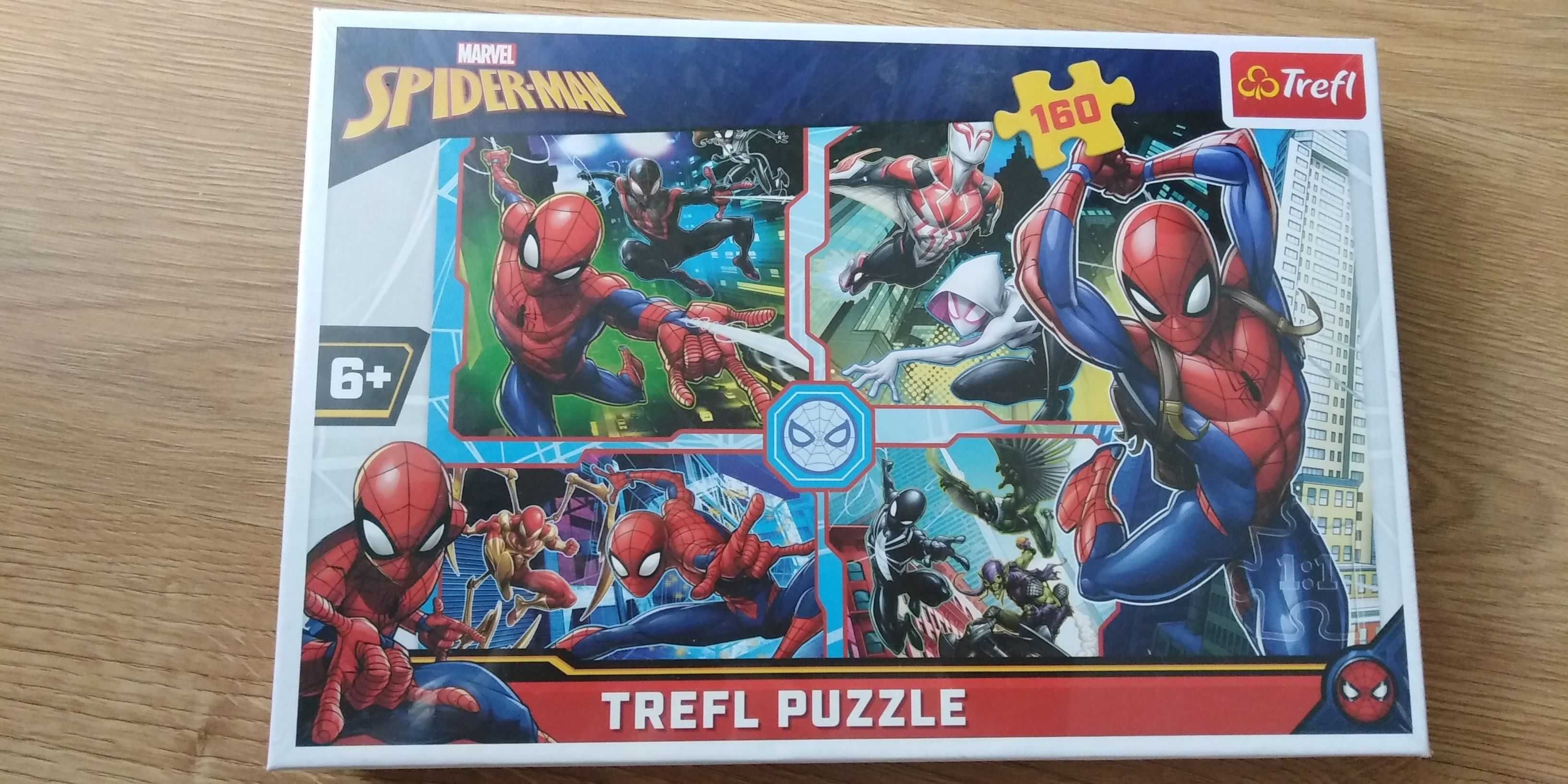 NOWE-Puzzle Trefl 160 elementów- Spiderman Marvel