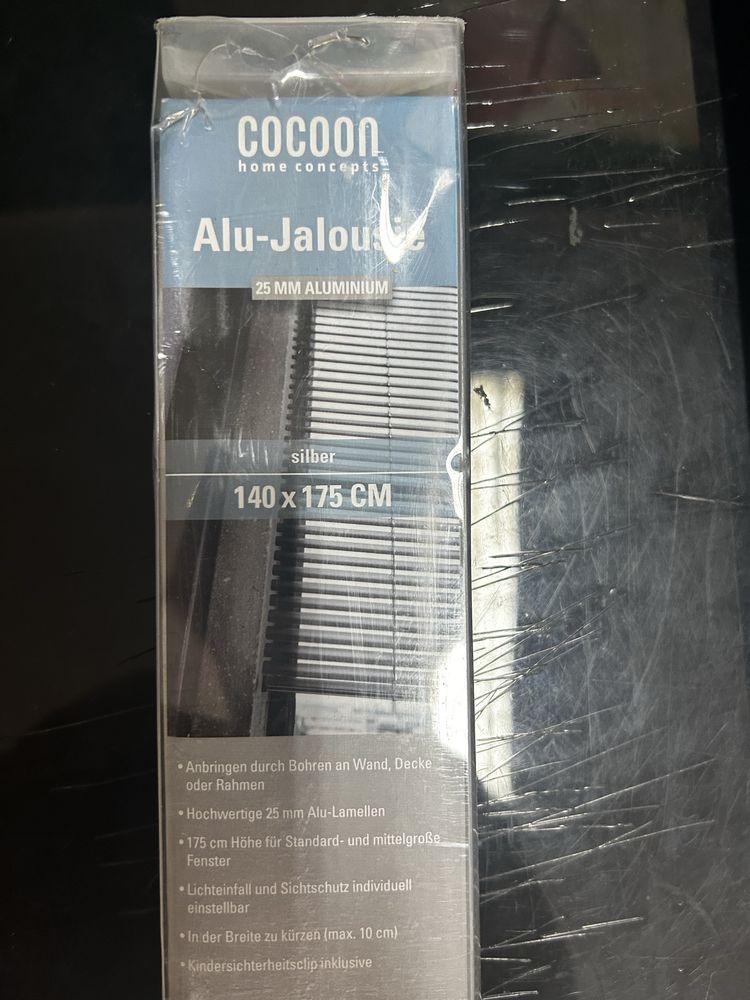 Żaluzje aluminiowe rozm 140szerx175dł.