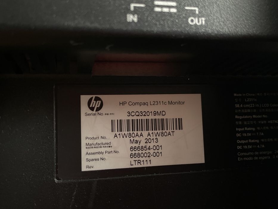 Sprzedam Monitor HP