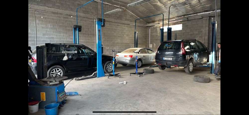 Автосервіс СТО Розвал сходження 3D Заправка кондиціонерів Вібростенд