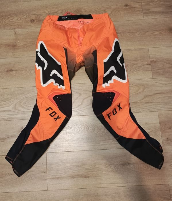 Spodnie fox 180 pomarańczowe