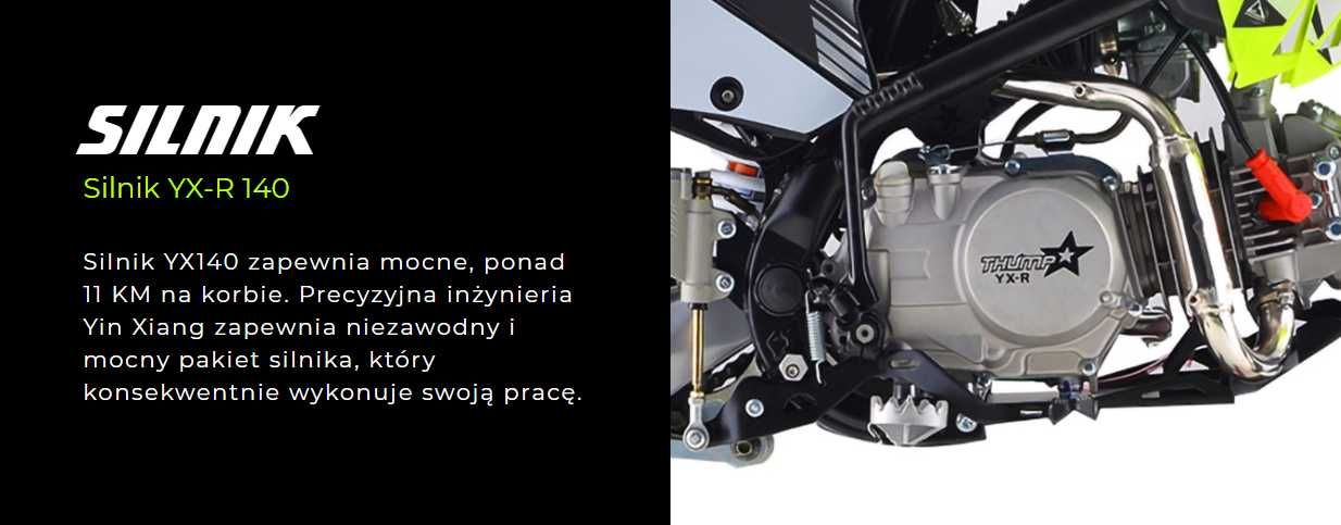Pitbike Thumpstar TSR 140R airbox powerbomb factory 14/12 cali Kiwak