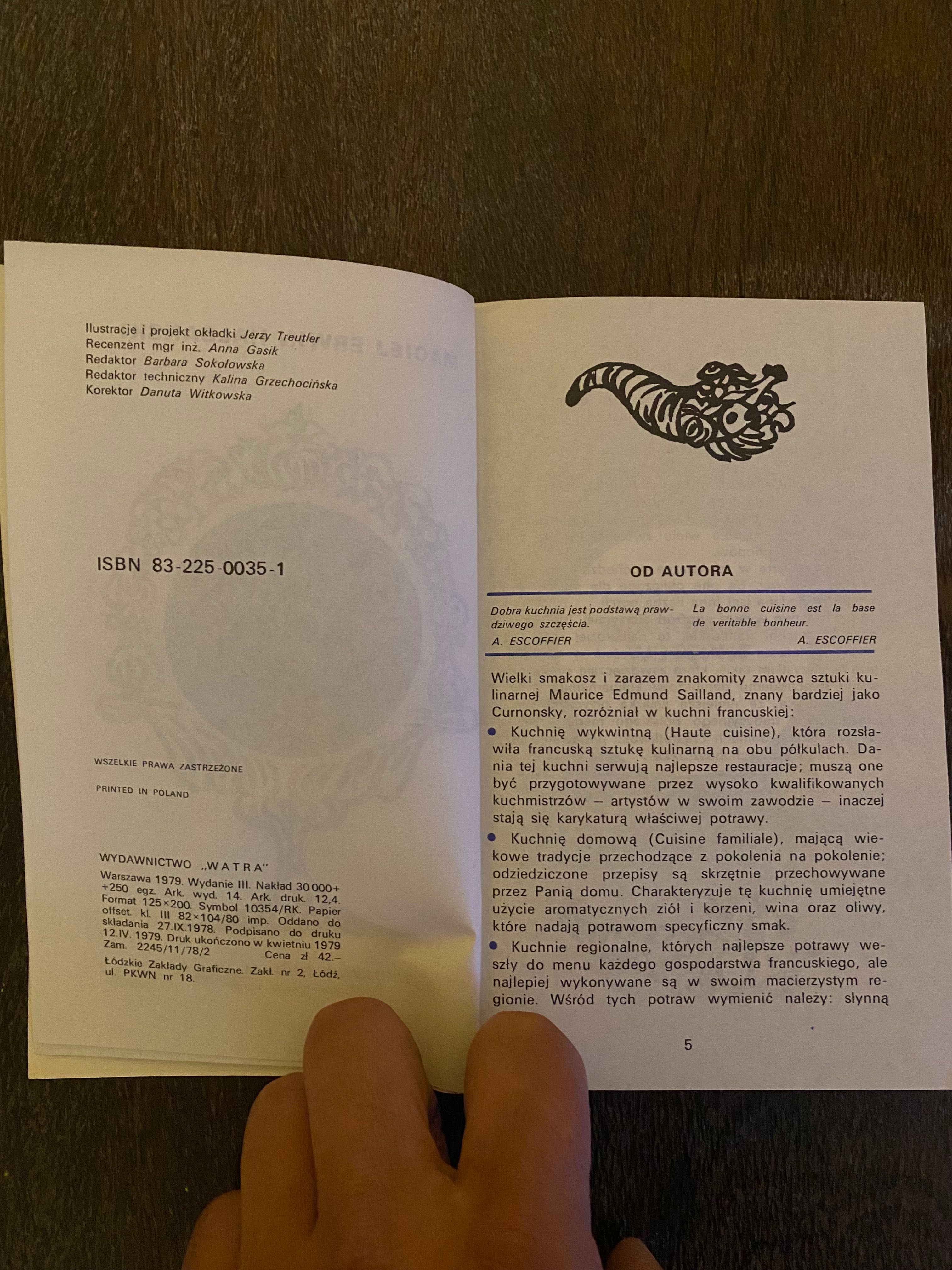 „Domowa kuchnia francuska”. autor. M..E. Halbański