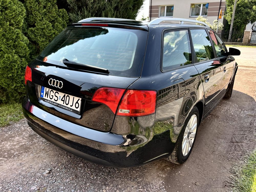 Audi A4 B7 2.0 140KM 2006Rok Klima Bez Korozji 1 Wł Czarna Kombi