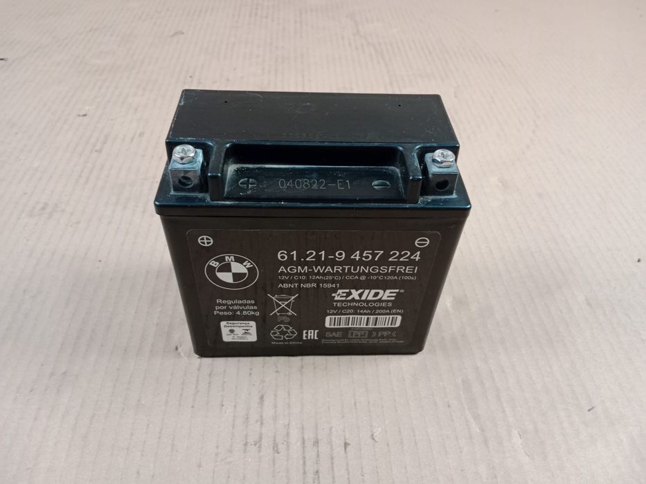 Akumulator Motocyklowy BMW Oryginalny AGM EXIDE 12V / C10 12Ah 120A
