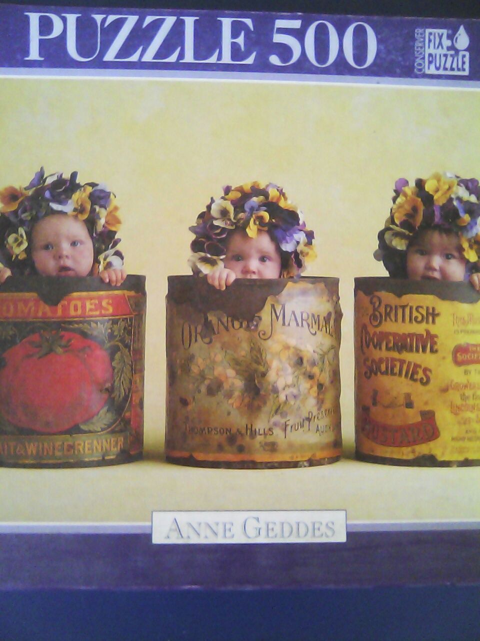 Puzzle 500 Anne Geddes  48 × 34 cm