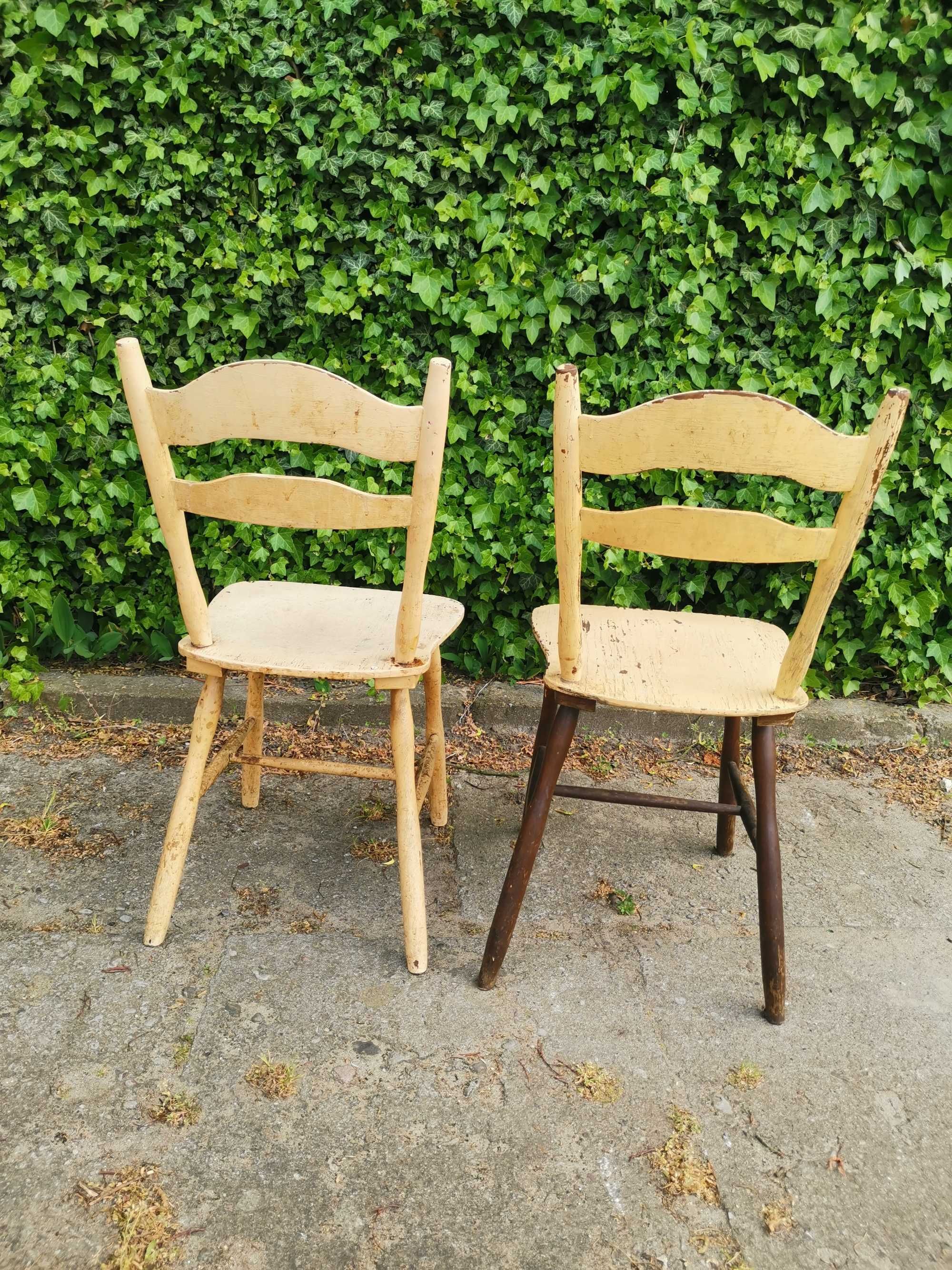 krzesło Radomsko, drewniane bukowe ,PRL