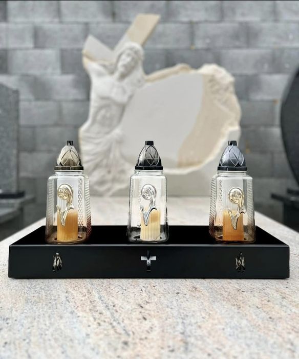 Podstawka na przyssawkach pod znicze