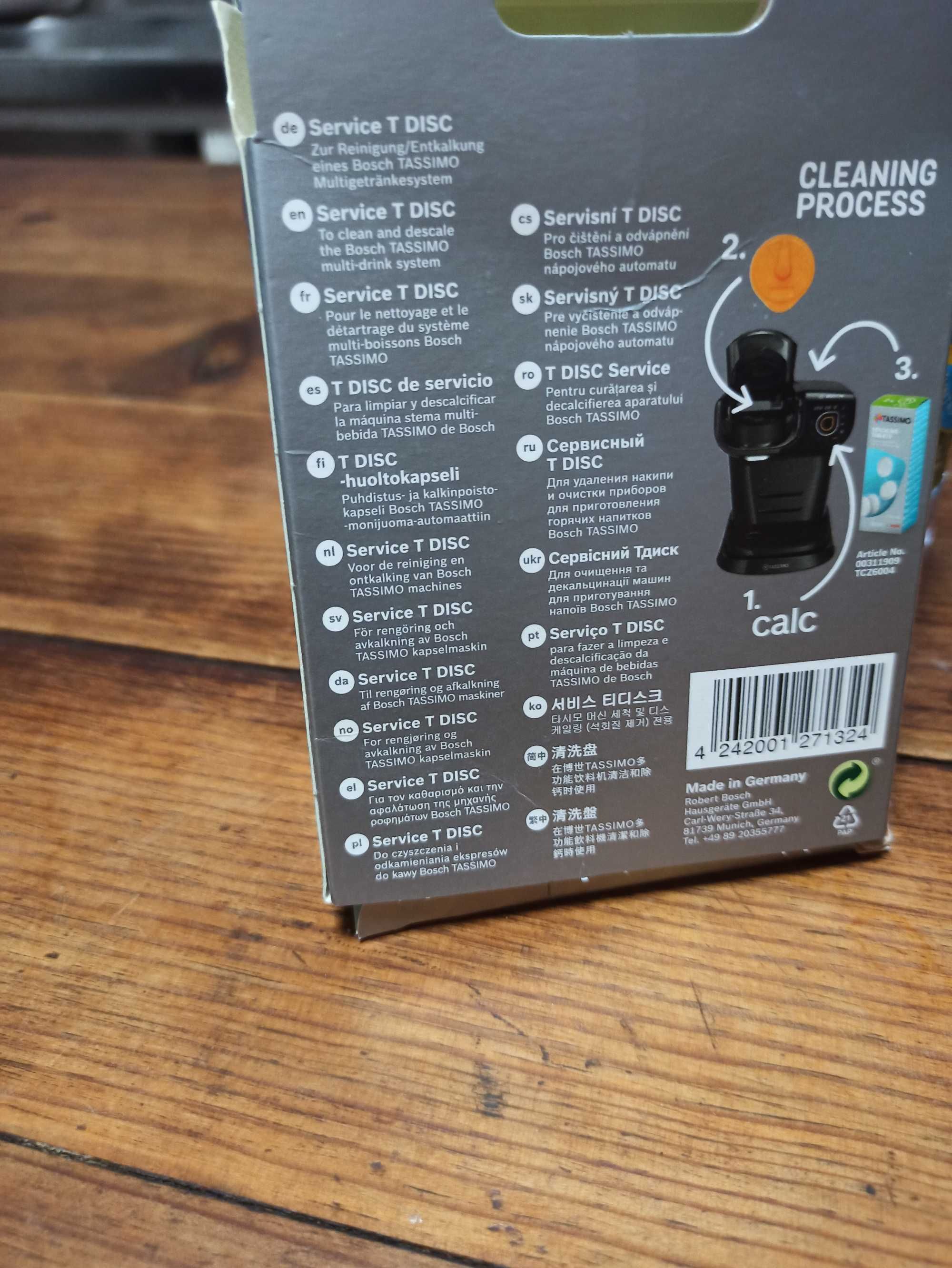 T disc tassimo laranja