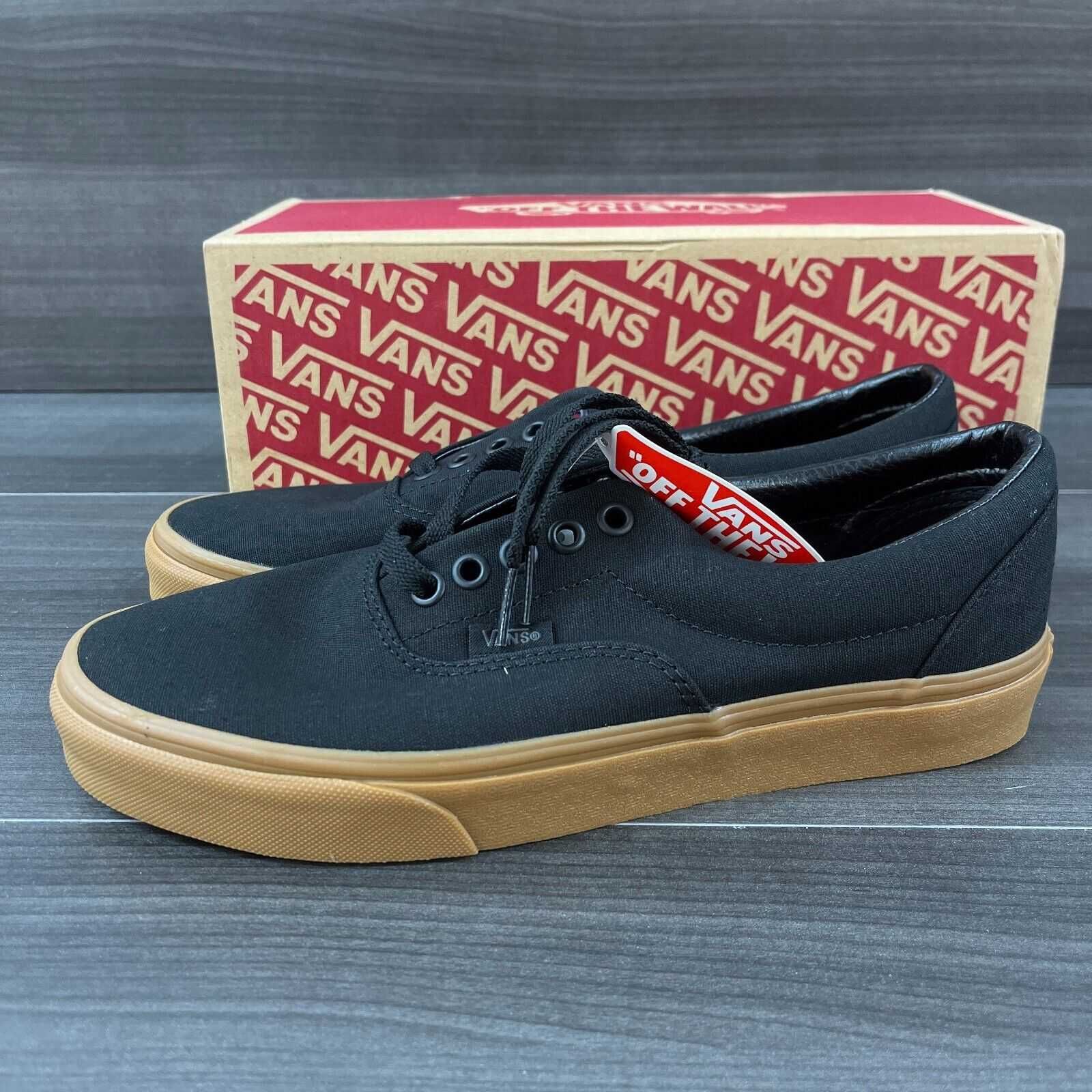 Кеди Vans Era Black Classic Gum, чорні