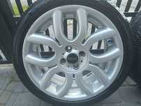 Felgi aluminiowe 17+ opony letnie nowe  Mini Cooper 4x100