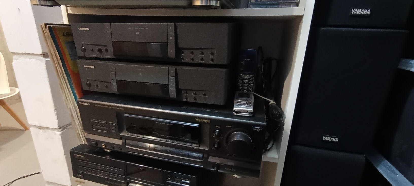 UNITRA Technics Yamaha kolumny całość itp