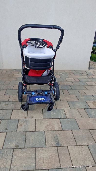 Wózek Tako Jumper Gondolka i spacerówką dodatkowo dostawka Buddy Board