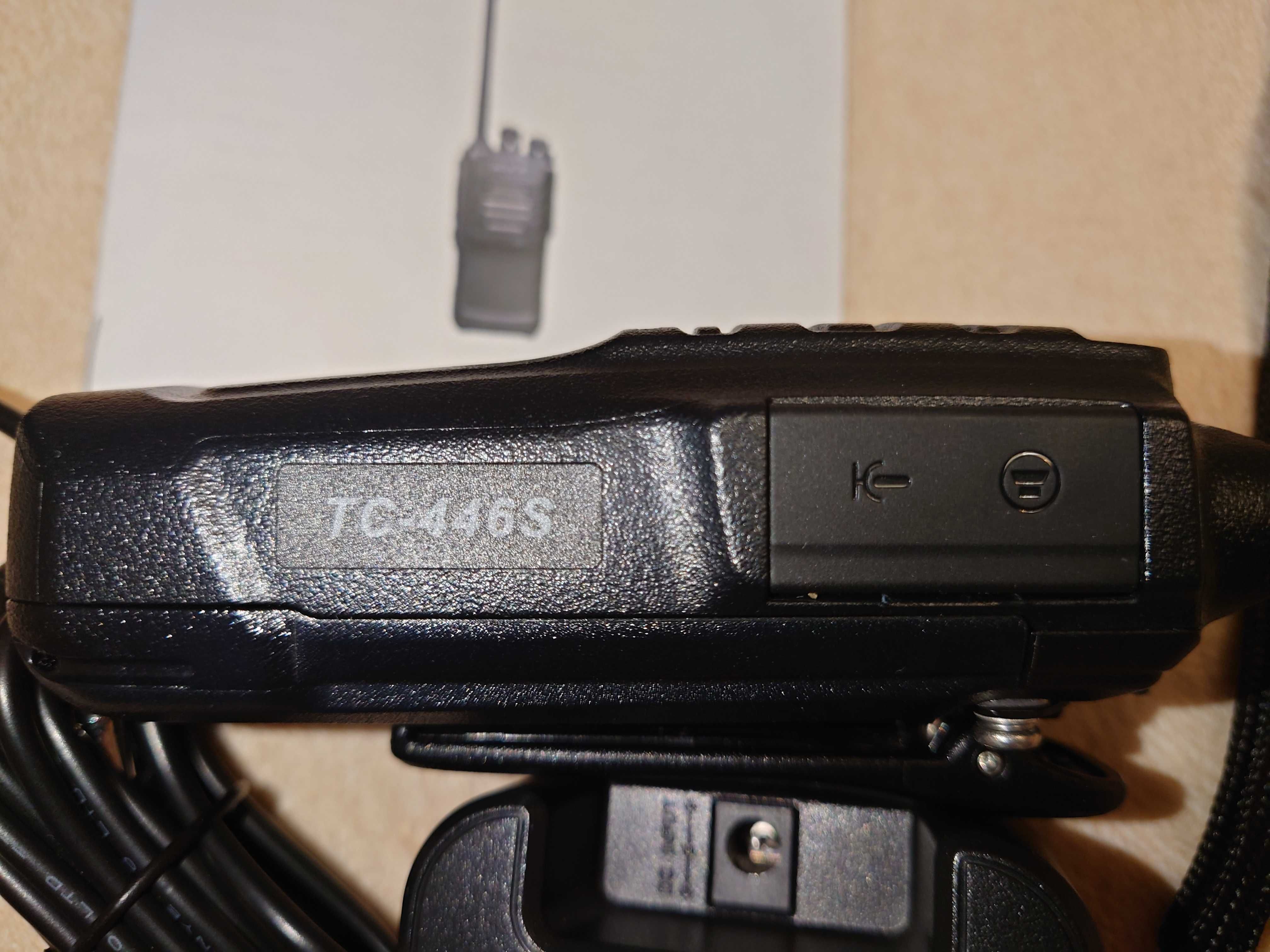 Radiotelefon PMR HYT TC-446S + oprogramowanie i kabel (oryginalne)