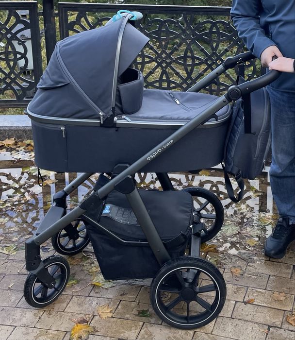 Універсальна коляска 2 в 1 espiro bueno 2022 (graphite marble)
