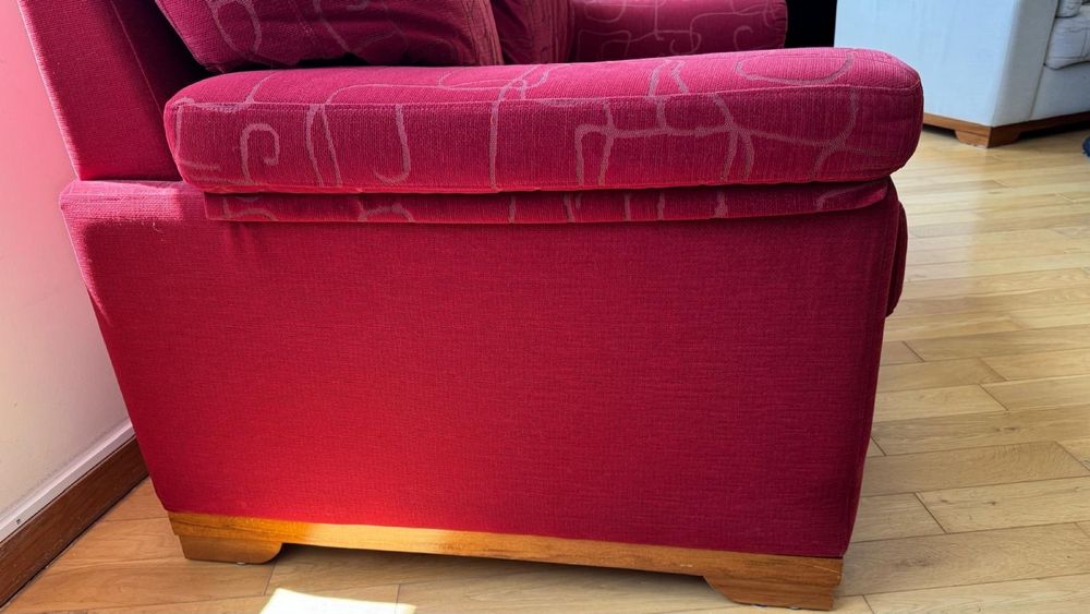 Sofa 2 lugares vermelho