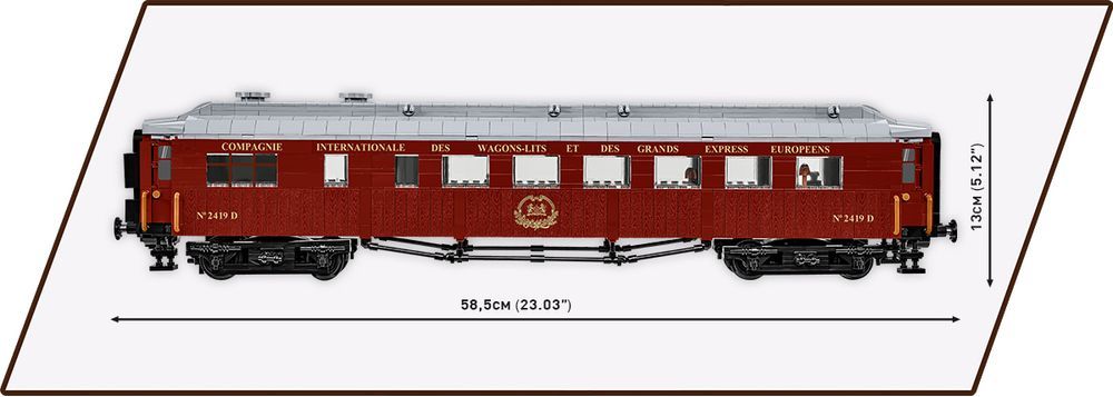 Klocki Cobi 6291 Compiegne Wagon 1918  Hc 1927 El.