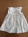 Vestido floral cavas PETIT BATEAU_como novo