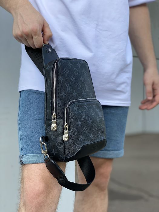 Чоловіча сумка Louis Vuitton мужская сумка через плечо слинг барсетка